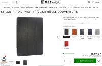 STILGUT - IPAD PRO 11" (2022, 2021, 2019) HÜLLE COUVERTURE Leder Baden-Württemberg - Mannheim Vorschau