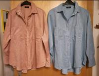2 neue Damen Feincord Hemdblusen, langarm, L/48/50, rosa+hellblau Baden-Württemberg - Mosbach Vorschau