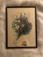 Vintage Antik Gemälde Wasserfarben Blumen Brandenburg - Oranienburg Vorschau