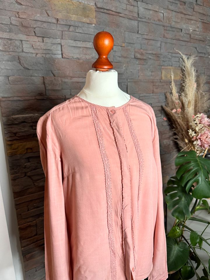 S.Oliver Bluse S/36 Oberteil Top Hemd Business Rosé Koralle paste in Liederbach