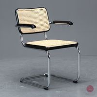 Thonet S64 Freischwinger Bauhaus Klassiker Stuhl Schwarz Geflecht Bayern - Würzburg Vorschau