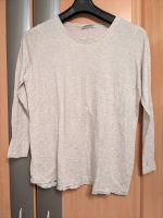 Gina Benotti Damen Langarmshirt Gr. 44 hellbeige mit Spitze Wandsbek - Hamburg Hummelsbüttel  Vorschau