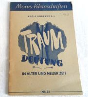 MORUS - KLEINSCHRIFTEN NR.31 "TRAUMDEUTUNG" Bayern - Amberg Vorschau