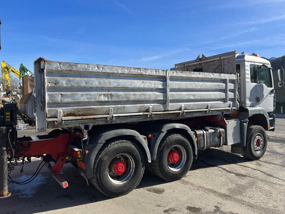 MAN Steyr 26S360 Stahl Kipper 6x4 Klima in Lindau