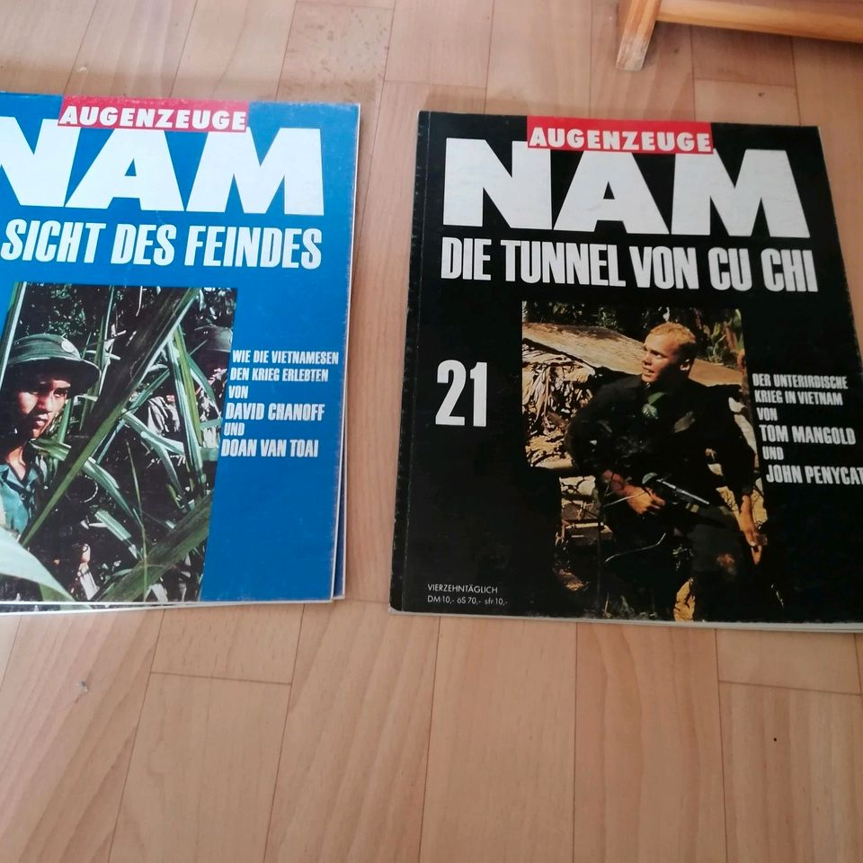 NAM Hefte über den Vietnamkrieg in Nürnberg (Mittelfr)