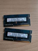 Hynix 2x1GB DDR3 RAM PC3-10600 204-Pin Laptop SODIMM Nordrhein-Westfalen - Finnentrop Vorschau