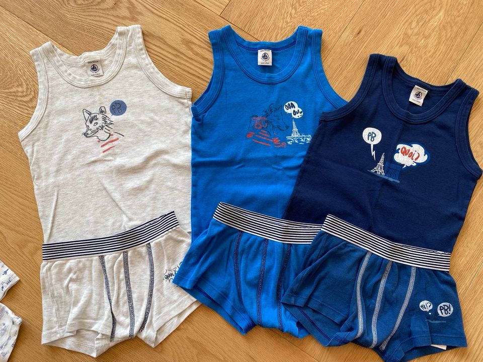 3x Petit Bateau Unterwäsche Set (4 Jahre/ 104) in Ratingen