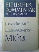 Wolff Micha Kommentar Testament Theologie Dodekapropheton BKAT Baden-Württemberg - Albstadt Vorschau