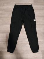 Jungen Herren Cargo Hose Stoffhose M schwarz mit Taschen Thüringen - Altenburg Vorschau