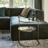 Riviera MAison LIBERTY HEXAGON END TABLE, GOLD UVP 419,00 in Hamburg