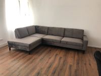 Samt couch grau Berlin - Reinickendorf Vorschau