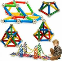 206tlg Blocks Magnetisch Bausteine Blöcke Kinder Spielzeug Hessen - Bebra Vorschau
