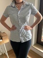 Bluse Opus Damenbluse kariert 40 / L Vichy-Karo blau weiß Innenstadt - Köln Altstadt Vorschau