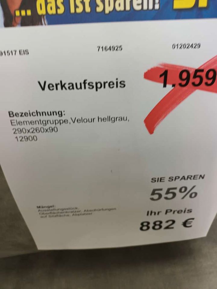 (E) Sofa, Couch, Elementgruppe statt 1959€ in Eisleben