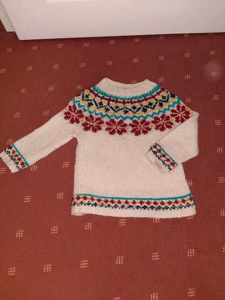 Wollpullover handmade Gr.110-116 in Vechta