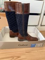 Stiefel von Gabor 38, 5 Leder blau braun wie neu Baden-Württemberg - Achern Vorschau