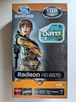 Grafikkarte Radeon HD 6870 Sapphire 1GB GDDR5 PCI-E inkl OVP Bayern - Bad Griesbach im Rottal Vorschau