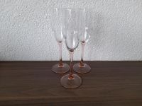 Luminarc Pink Stem 3 Champagne/Presecco Flutes France Vintage 80' Stuttgart - Stuttgart-Süd Vorschau