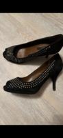 Edle Peeptoe  mit Goldf. Accessoires Baden-Württemberg - Hirschberg a.d. Bergstr. Vorschau