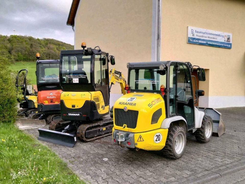 Baggerarbeiten Erdarbeiten Miete Bagger incl. Fahrer in Hoppstädten-Weiersbach