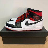 Jordan 1 Mid Red Black Toe 44,5 Neu Schwarz Weiß Rot Berlin - Tempelhof Vorschau