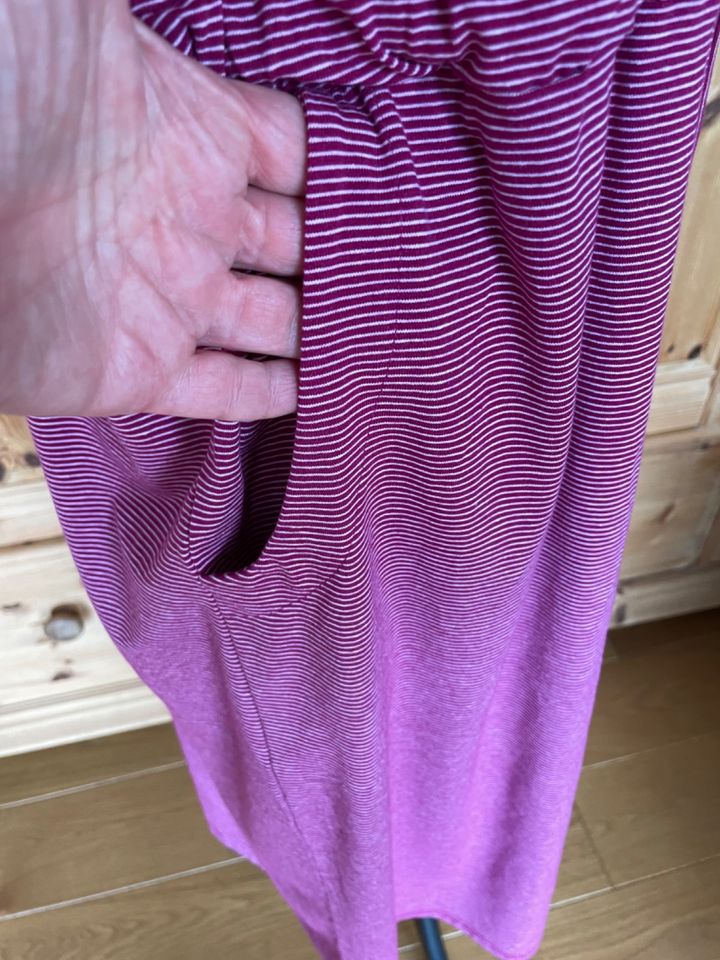 Ulla Popken Sommerkleid, pink, weiße Streifen, 50-52 in Gelsenkirchen