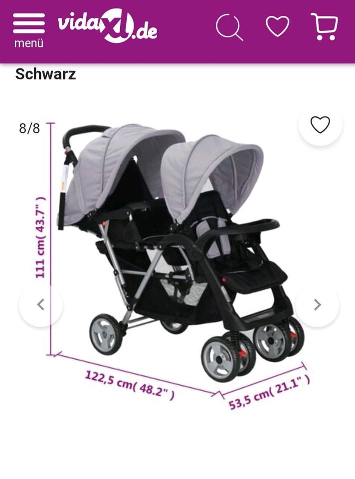 Tandemkinderwagen, Geschwisterbuggy in Köln