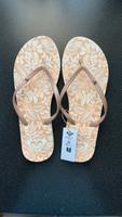 Roxy Flip Flop 39  Sandalen Zehentrenner Rose Gold Beige Bayern - Fürstenfeldbruck Vorschau