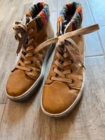 Ambellis gefütterte Sneaker Halbstiefel gelb bunt 40 Schleswig-Holstein - Ascheberg Vorschau