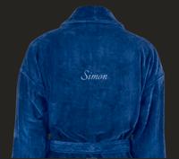 NEU! Bademantel personalisiert „Simon“ (blau) L/XL Aubing-Lochhausen-Langwied - Aubing Vorschau