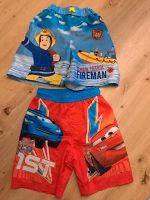 Badeshorts - Badehose Größe 104/110 Feuerwehrmann Sam und Cars Hessen - Grünberg Vorschau