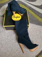 Stiefel Buffallo gr. 37 Peep Toe, 1x getragen Niedersachsen - Osnabrück Vorschau
