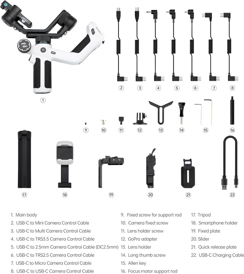 Feiyu SCORP Mini 2 Stabilisator Gimbal AI Tracking - Neu in Ginsheim-Gustavsburg