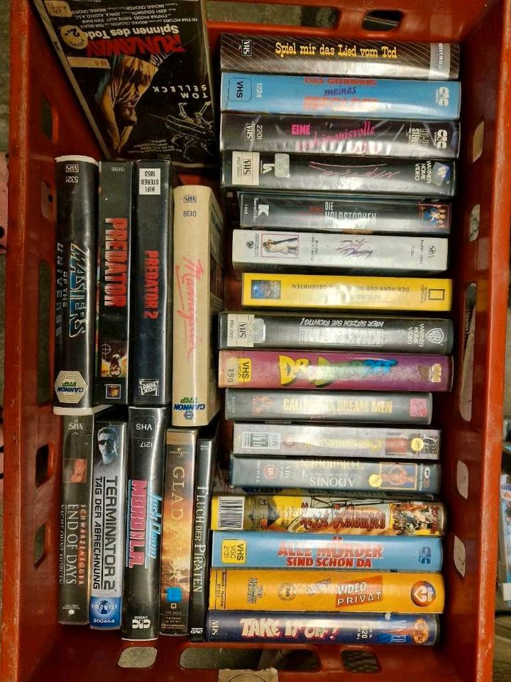 Videokassetten + DVDs abzugeben in Kabelsketal