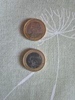 2x 1 Euro Münze Liberté Égalité Fraternité Sachsen - Frauenstein Vorschau