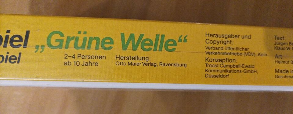 Bus & Bahn Würfelspiel "Grüne Welle" unbenutzt noch OVP in Stadecken-Elsheim