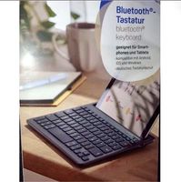 Bluetooth Tastatur (für iPads, Tablets, Smartphones) mit Haltung Leipzig - Großzschocher Vorschau