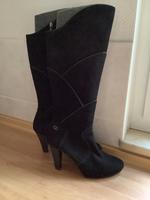 Josef Seibel Veloursleder Stiefel ( Gerry Weber) schwarz, Gr. 39 Brandenburg - Eichwalde Vorschau