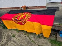 DDR Fahne original Baumwolle groß beidseitig 2,80 m x 1,70 m Mast Sachsen-Anhalt - Klietz Vorschau
