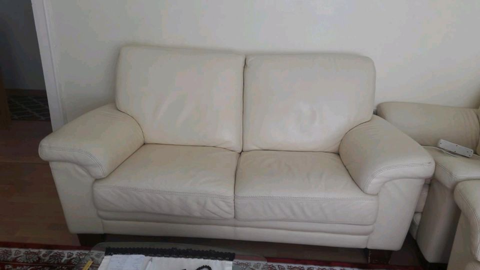 Echt Leder Sofa in Schweinfurt