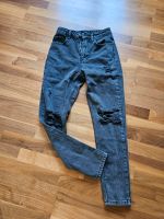 Damen Mom Jeans Gr. 34 grau/schwarz *NEU* Baden-Württemberg - Markdorf Vorschau