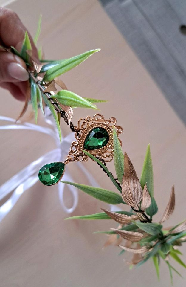 Tiara / Elbenkönigin Krone / Kopfschmuck Cosplay Kostüm Requisit in Altusried