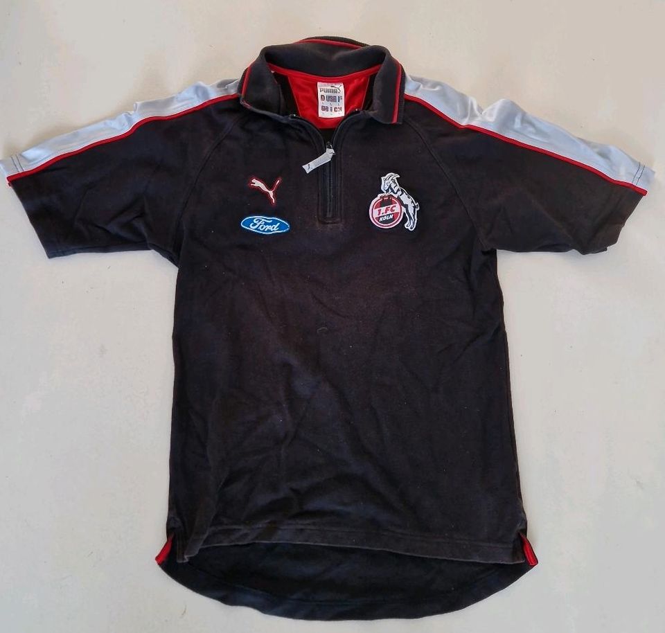 1.FC Köln Polo Shirt Vintage 1997 matchworn in Bonn