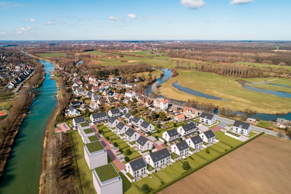 Neubau-Reihenhaus mit großer Garage - kurzfristig im neuen zu Hause in Hamm-Werries! in Hamm