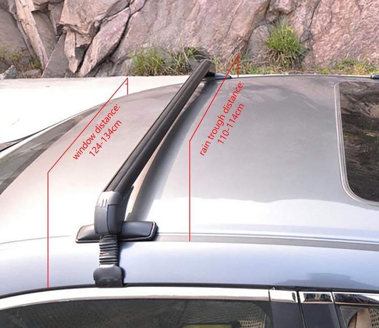 Dachträger Aluminium Dachgepäckträger Auto 2-teiliger Universal in