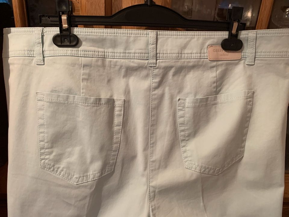 Sommerhose Jeans Gerry Weber  Gr. 46 mint, apricot in Issum