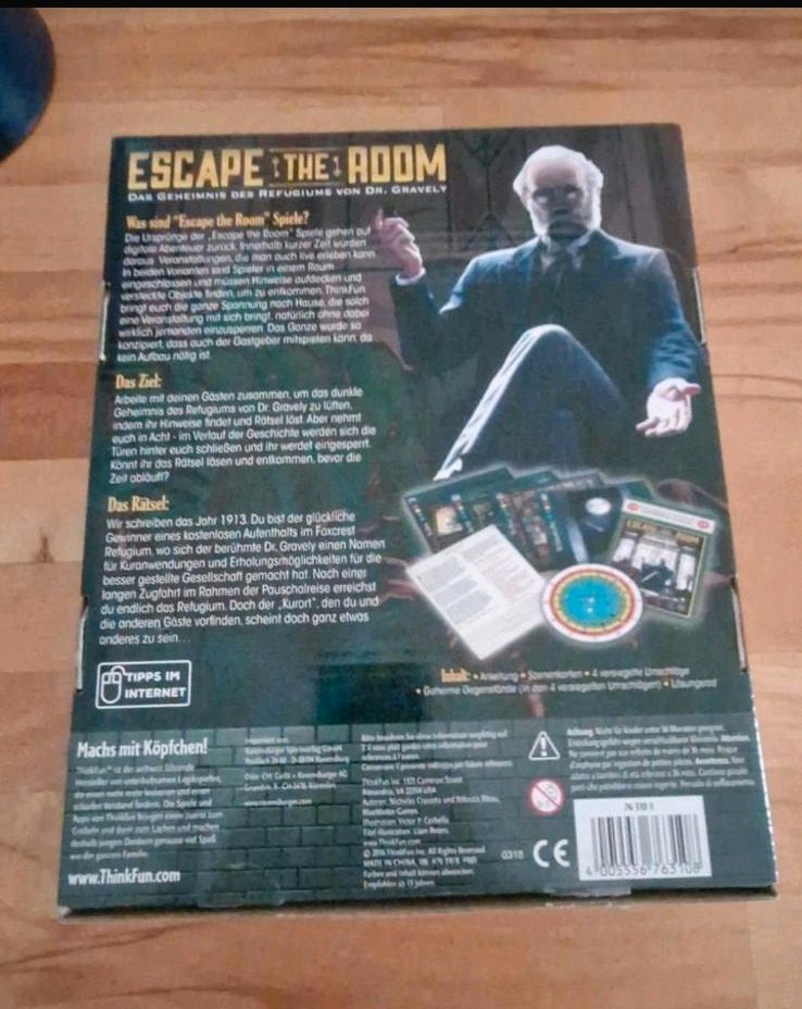 Escape the Room: Das Geheimnis des Refugiums von Dr. Gravely in Hallbergmoos