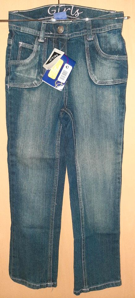 2 Jeans Mädchen Gr. 116 neu mit Etikett in Loxstedt