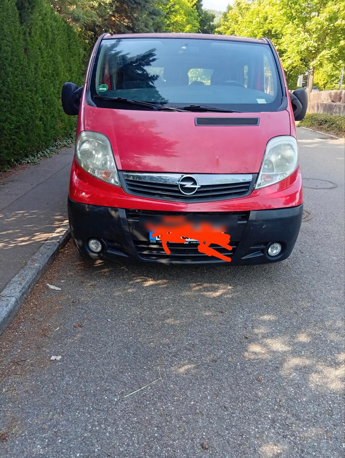 Abbildung des Autos Opel Vivaro zu verkaufen