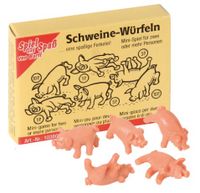 Mini-Spiel - Schweine-Würfeln - Party - Gastgeschenk Thüringen - St. Kilian Vorschau